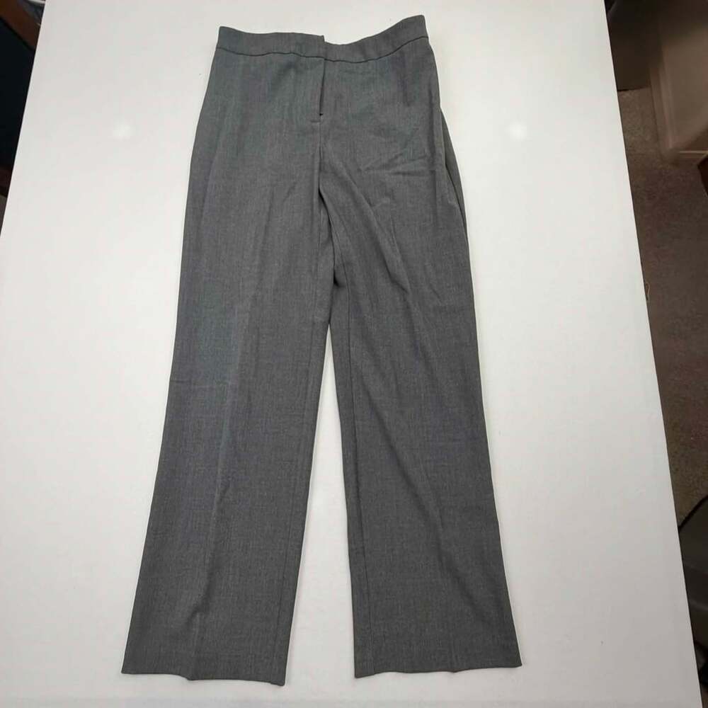 212 Collection Dress Pants Size 8 Short Gray Stretch